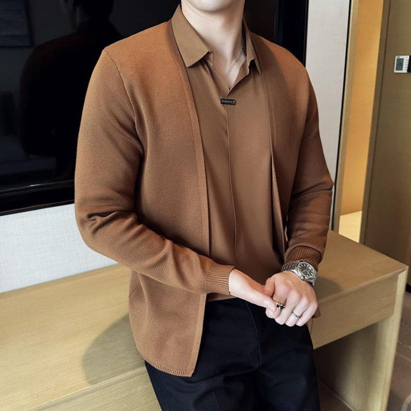 2024 Casual enfärgad fuskoverall i 2 delar för män🌟🌟🌟🌟🌟