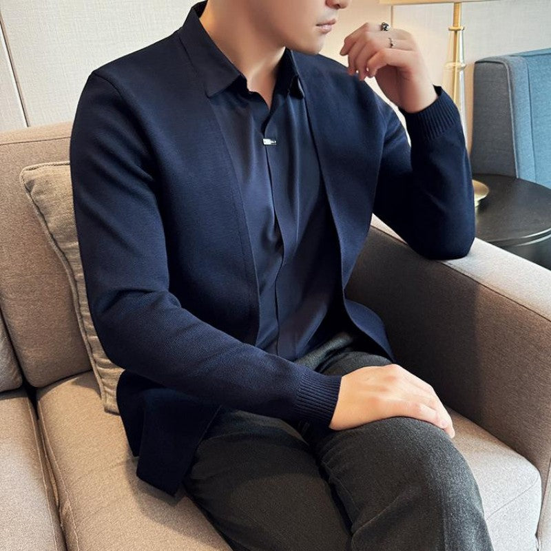 2024 Casual enfärgad fuskoverall i 2 delar för män🌟🌟🌟🌟🌟