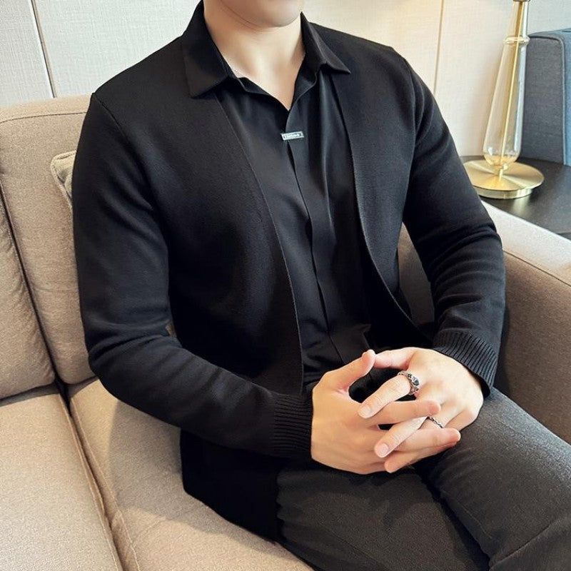 2024 Casual enfärgad fuskoverall i 2 delar för män🌟🌟🌟🌟🌟