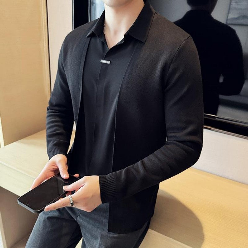 2024 Casual enfärgad fuskoverall i 2 delar för män🌟🌟🌟🌟🌟