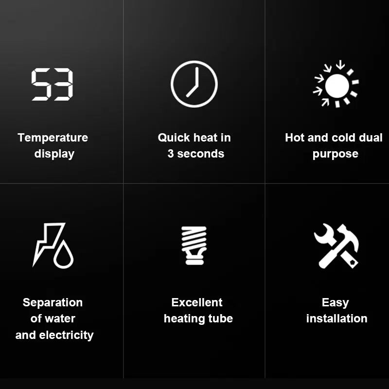 đVarmvattenblandare med digital display--âïžfri frakt+Hot 50% rabattđ