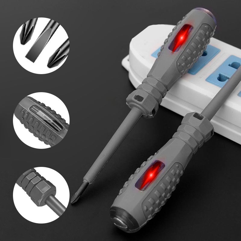 đ„2-in-1 Hög vridmoment stark magnetisk skruvmejsel Elektricitetsdetektor