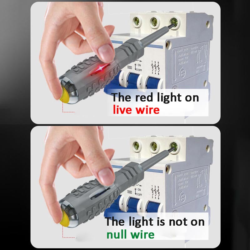 đ„2-in-1 Hög vridmoment stark magnetisk skruvmejsel Elektricitetsdetektor