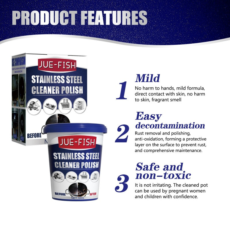 đ„Upp till 40% rabattđ„Högeffektiv rengörings- och poleringspasta för köksredskap i rostfritt stĂ„l