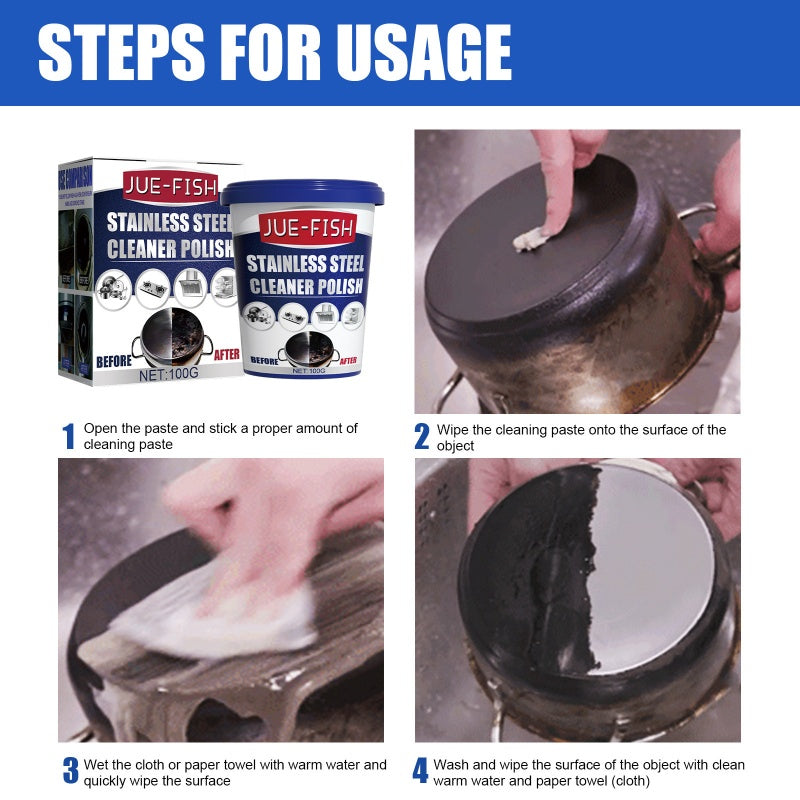 đ„Upp till 40% rabattđ„Högeffektiv rengörings- och poleringspasta för köksredskap i rostfritt stĂ„l