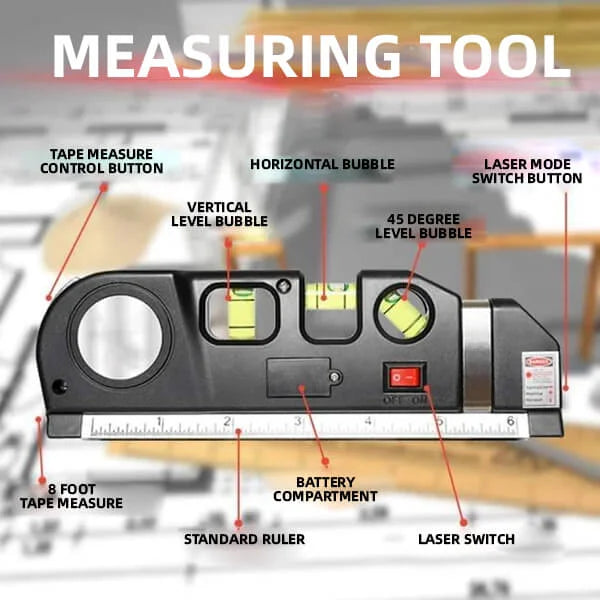 đ ïž4-in-1 Multifunktionell lasernivĂ„