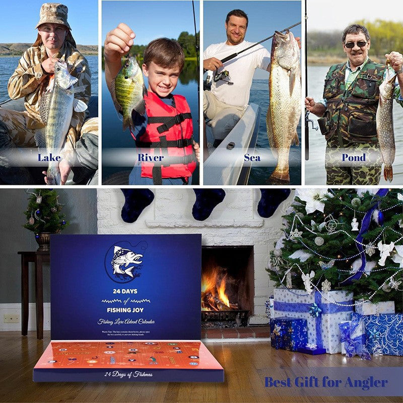 đRejĂ€la Realistiska Fiskedrag med Adventskalender Display Set