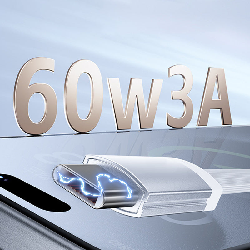 3 i 1 bärbar, utdragbar snabbladdningskabe