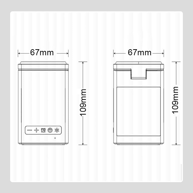 2024 Multifunktionell Laddningsstation med Inbyggd Bluetooth-Högtalare och Klock