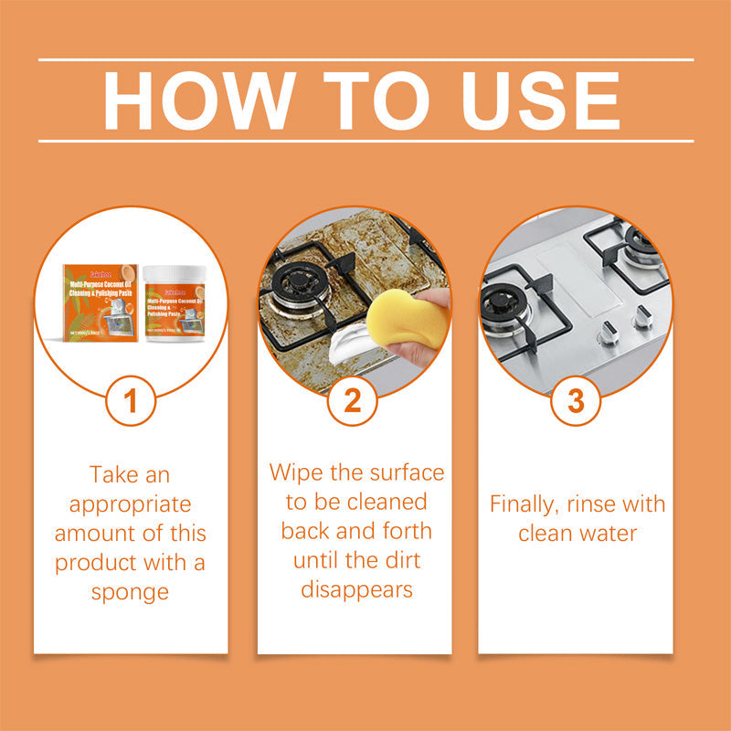 đ„đ„Kokosolja Kök Rengöringspasta