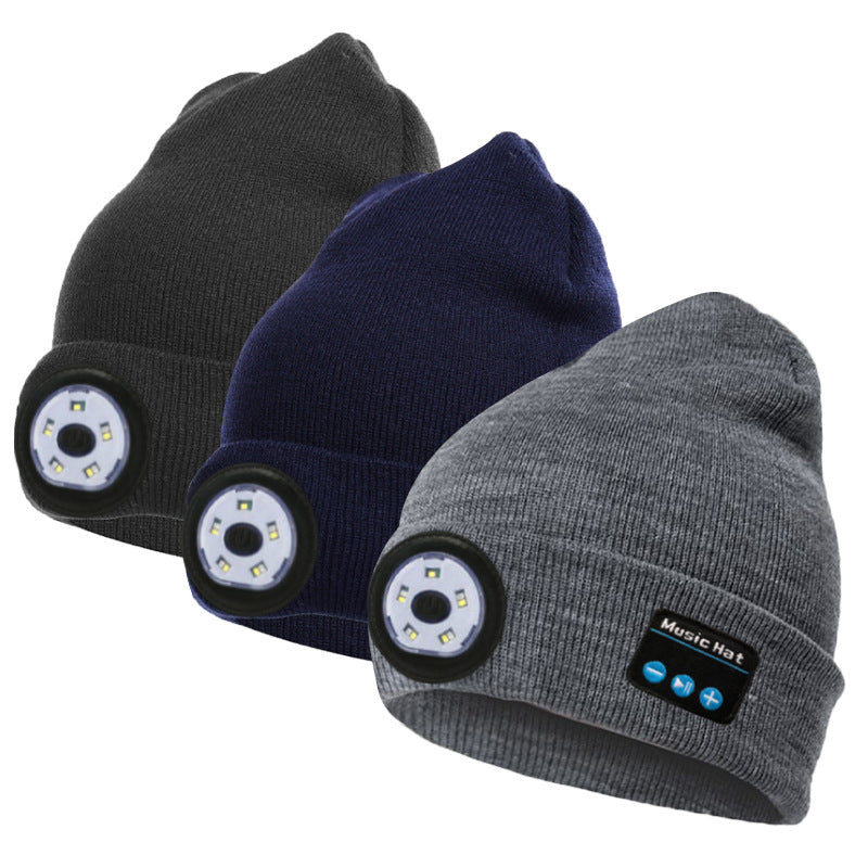 ❄️3 i 1 Bluetooth Hörlursstickad Mössa🧶🎵