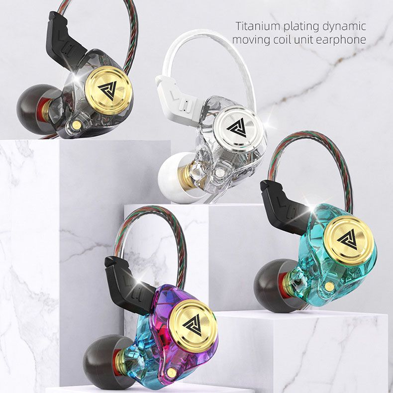 đ„In-ear hörlurar med trĂ„dstyrd subwoofer och mikrofon