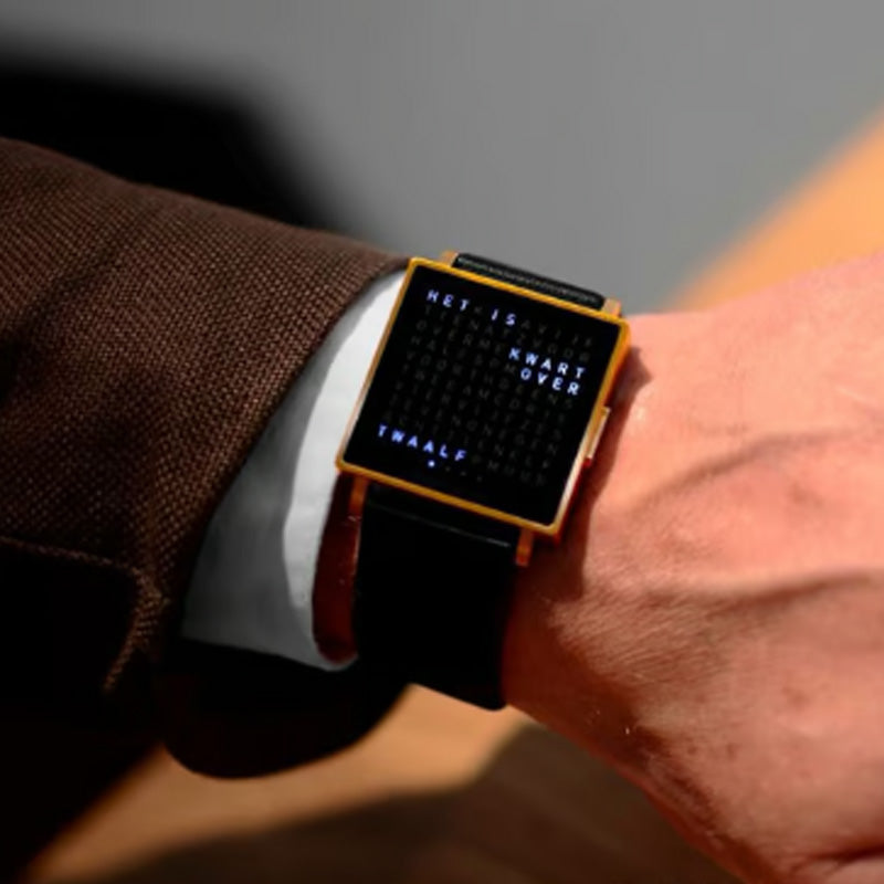 ⌚Qlocktwo W35 Fine Steel Unisex Watch