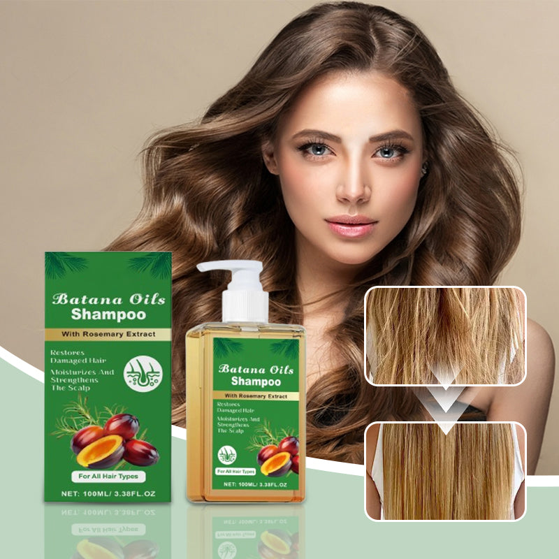 Batana VĂ€xtbaserad Olje Shampoo đż - Med Botaniska Extrakt för HĂ„llbar Skönhet och Skötsel! đ§âš