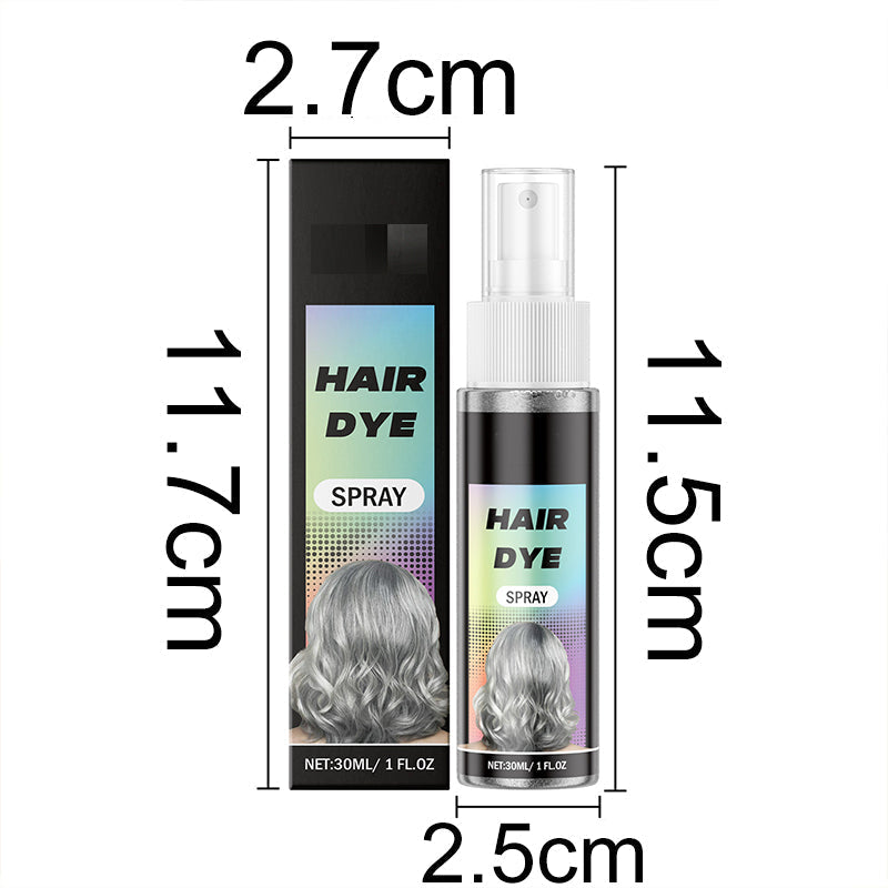 ✨🌿 (Unisex) Tillfällig grå hårfärg spray