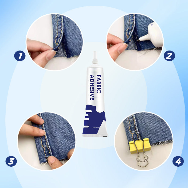 đ„VattentĂ€tt starkt sjĂ€lvhĂ€ftande lim för tyg