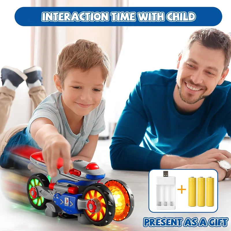 đEn julklapp till ditt barn, en transformerad scooter med ljus och musik - Köp 2 och fĂ„ fri fraktđ