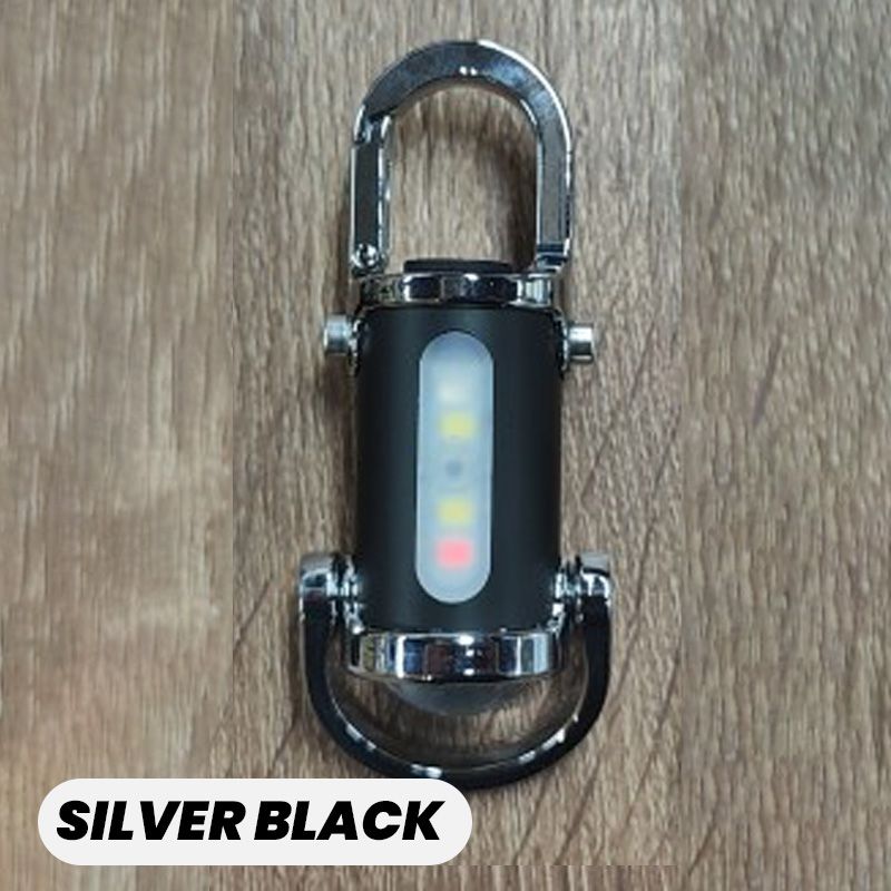 đ„Varm försĂ€ljningđ„1200LM Superljus Mini Nyckelringsficklampa VattentĂ€t