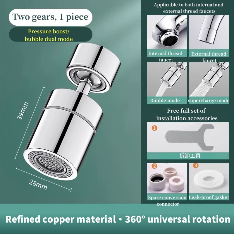 đ„Kökhandfatkran universal stĂ€nkskyddad tvĂ€tt artefakt universalförband