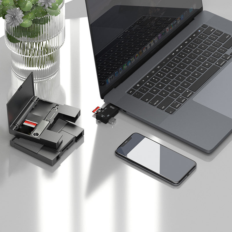 7-i-1 multifunktionell kortläsare