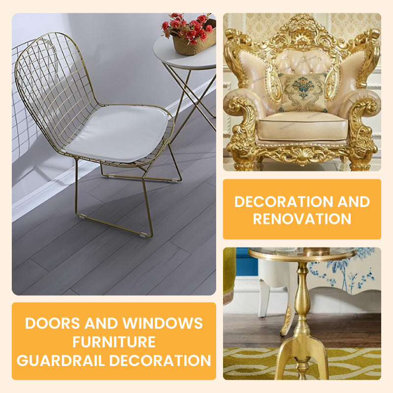 Vattenbaserad Guld Bladfärg För Konst, Målning, Hantverk