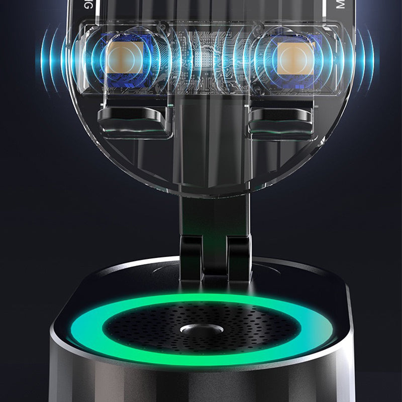 5-i-1 Trådlös induktions Bluetooth-högtalare Telefonstativ