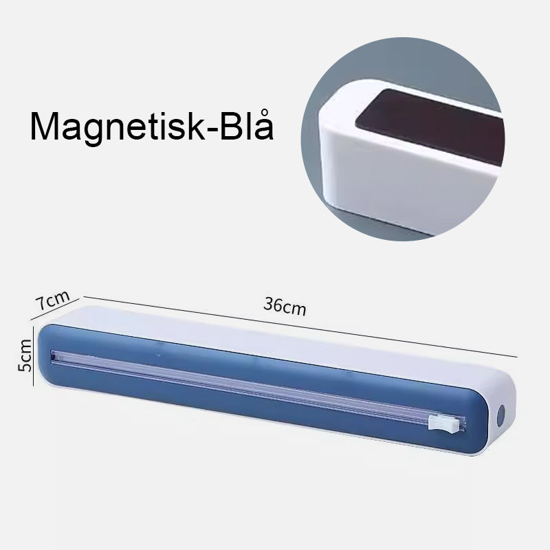 3 i 1 Magnetisk plastfoliedispenser med skärare