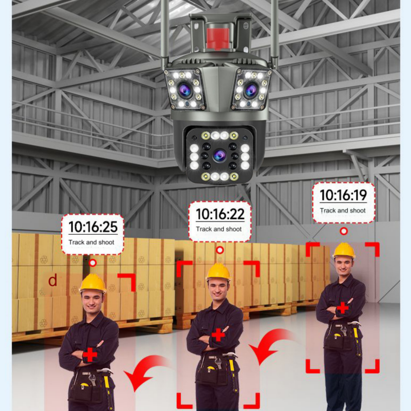 Vattentät trådlös WiFi HD säkerhetskamera för utomhusbruk
