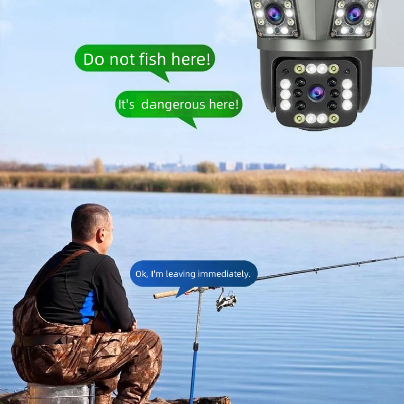 Vattentät trådlös WiFi HD säkerhetskamera för utomhusbruk