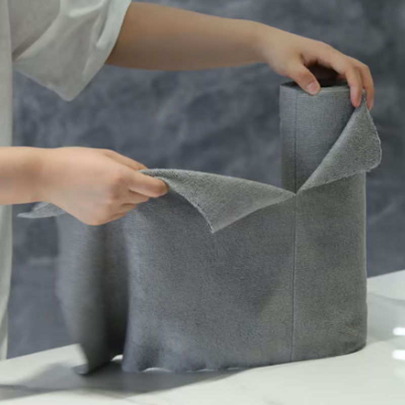 đ Ă
teranvĂ€ndbar rengöringshandduksrulleđ som kan rivas av