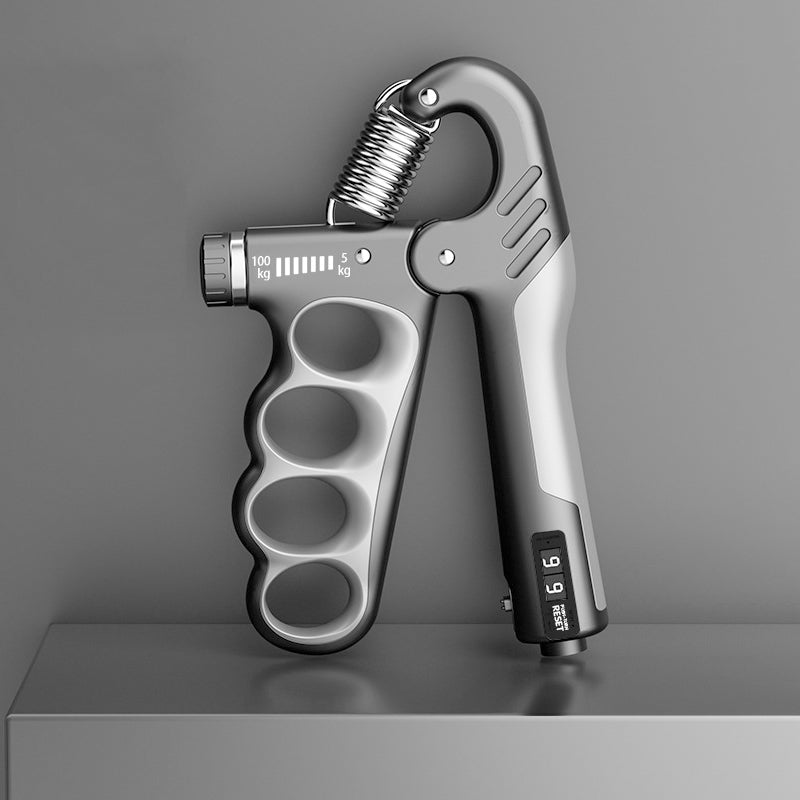 Justerbar handgreepstränare med elektronisk avläsnin