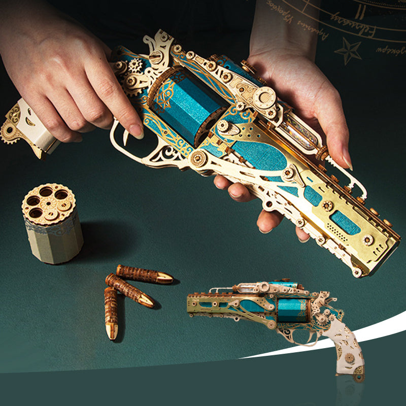 3D-utskriftsteknik Modell Fantasy Analog Revolver Block Pussel