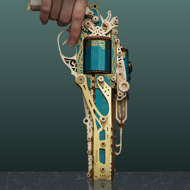 3D-utskriftsteknik Modell Fantasy Analog Revolver Block Pussel