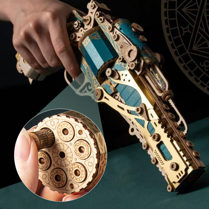 3D-utskriftsteknik Modell Fantasy Analog Revolver Block Pussel