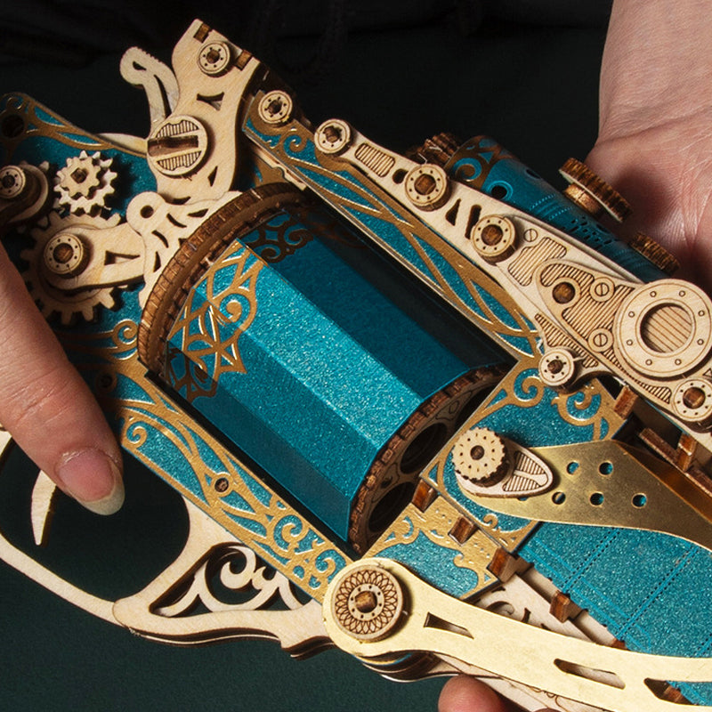 3D-utskriftsteknik Modell Fantasy Analog Revolver Block Pussel