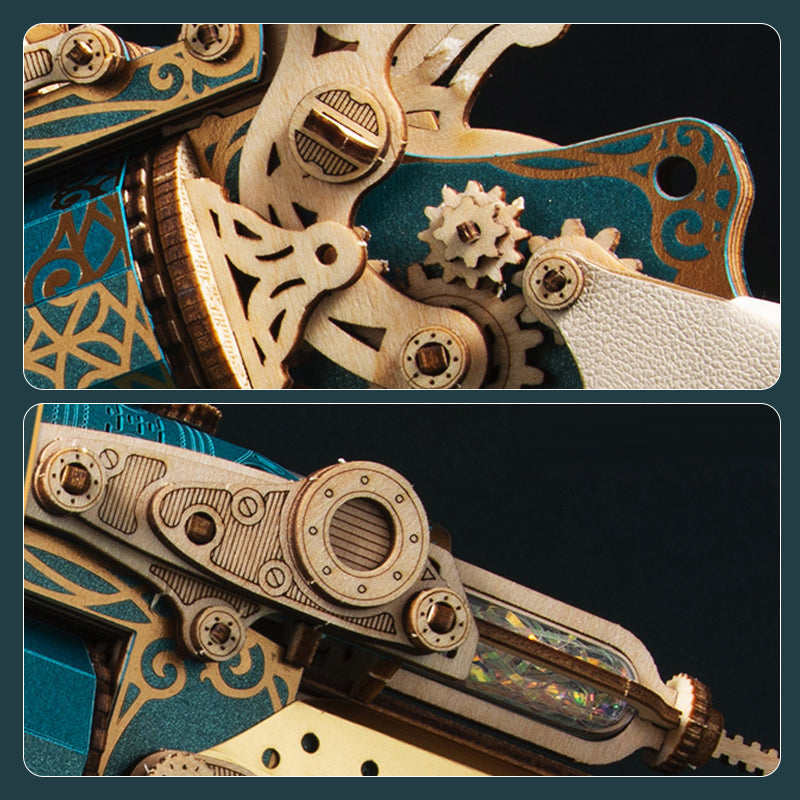 3D-utskriftsteknik Modell Fantasy Analog Revolver Block Pussel