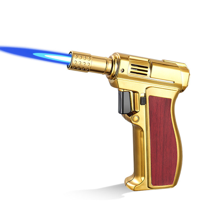 Multifunktionell bärbar vindtät refill ficklampa tändare