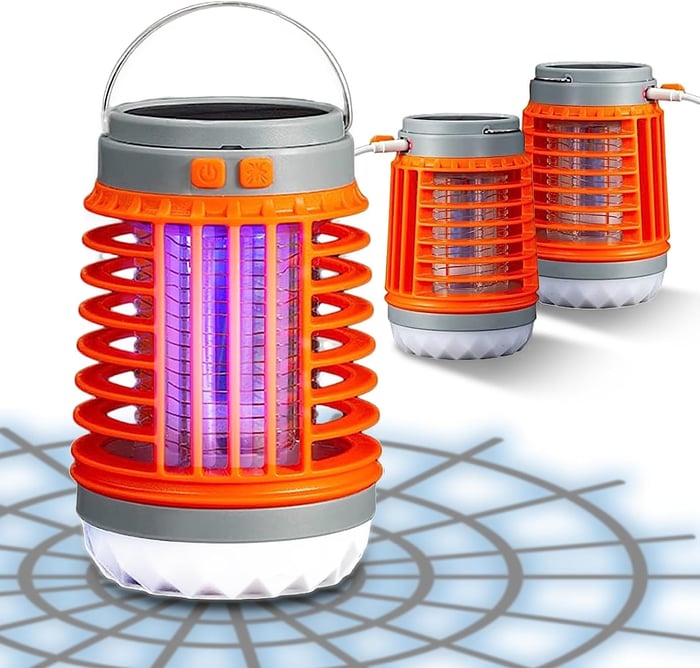 ✨ 49% rabatt - Multifunktionell Solar camping Myggmördare Lamp