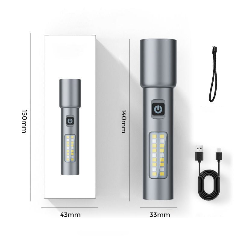 đ„2025 HOT SALEđ„Ultra-Bright Zoomable Ficklampa