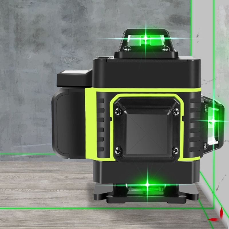 đ„16-linjig grön laserwaterpass med automatisk nivelleringđ