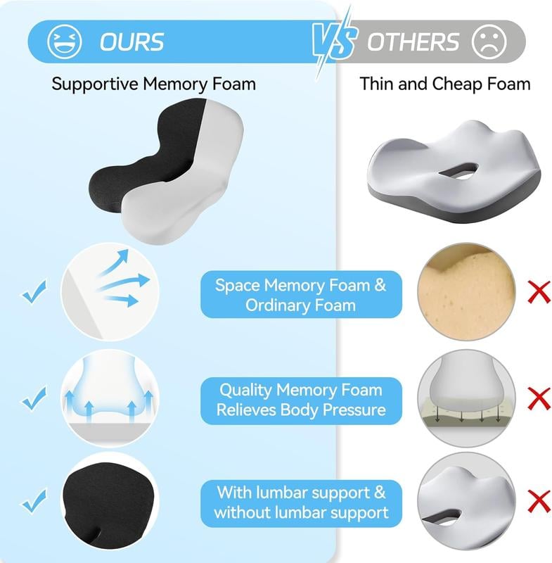 【Ergonomisk design】Halkfri minnesskumsits 💕För bekvämaste körning💕