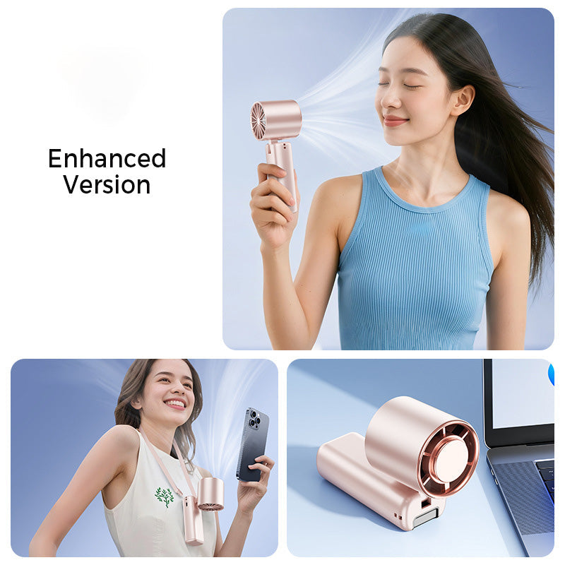 ❄️🌞Bärbar och hopfällbar tyst fläkt