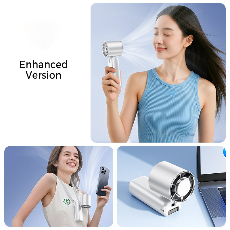 ❄️🌞Bärbar och hopfällbar tyst fläkt