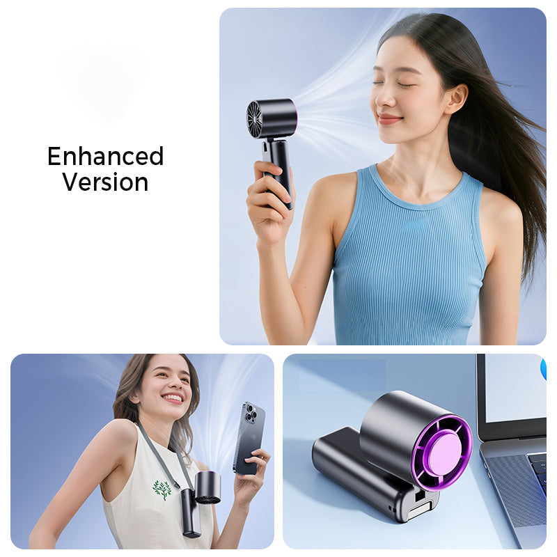 ❄️🌞Bärbar och hopfällbar tyst fläkt