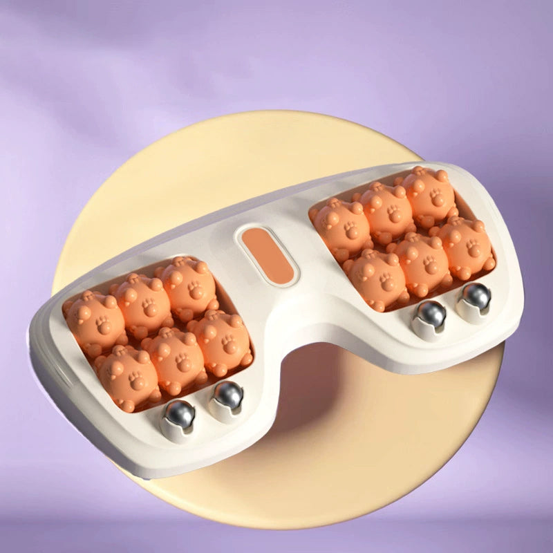 đPortabel fotmassage med dubbla rullar