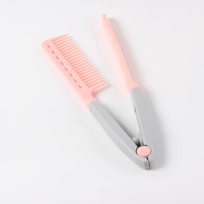 🔥Buy More Save More🎉Each Only £2.39!!!🔥V-shaped clip design curling comb