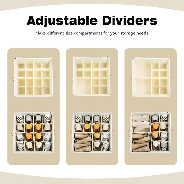 đ„FörvaringslĂ„da för skor i tyg