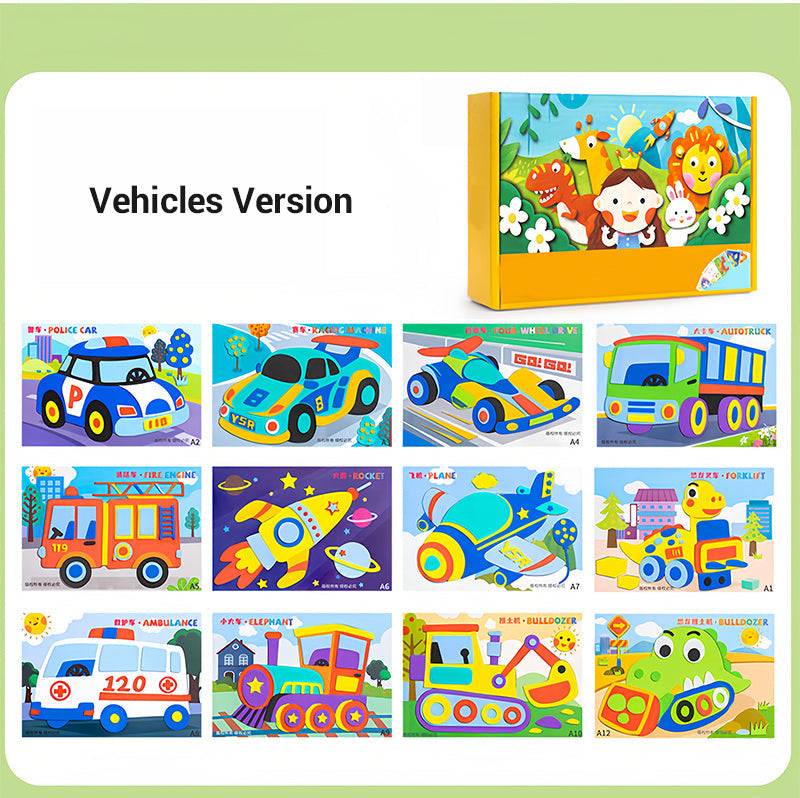 đ„Rea 50 % rabattđ„Barns DIY 3D EVA-stickerkonst