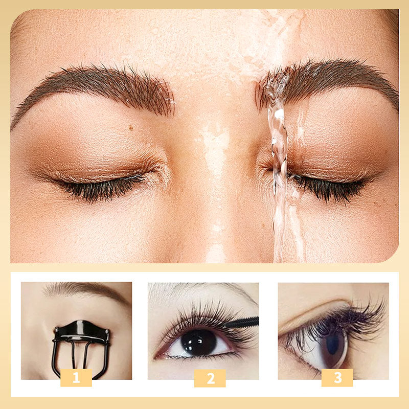 ❣️Köp 1 få 1 gratis✨Ultrafint förlängande vattenfast snabbtorkande mascara