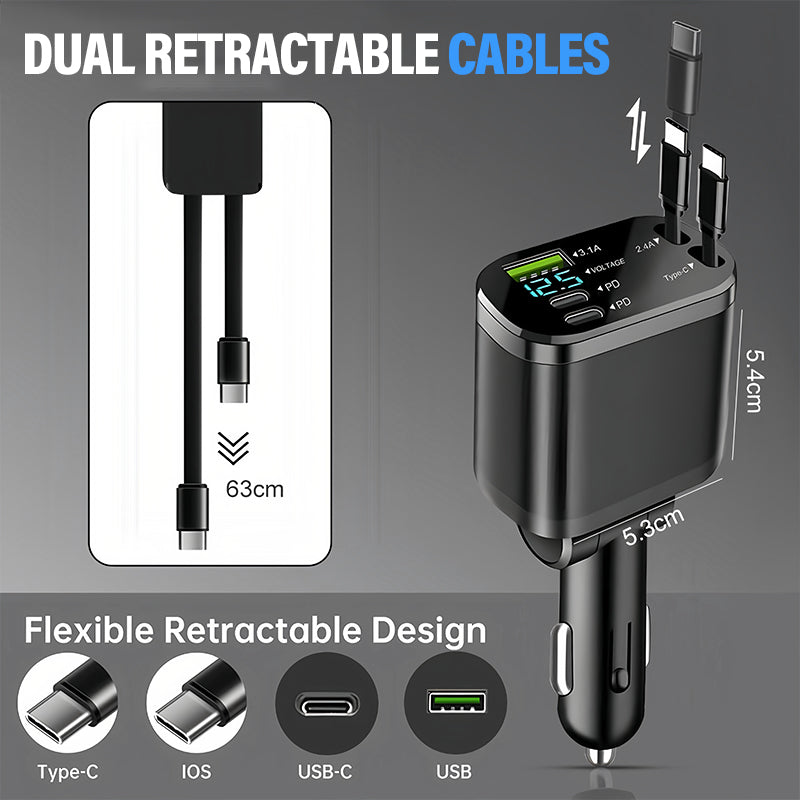 đ„Black Friday-megaerbjudande â 50 % rabatt!đ„Snabbladdare för bilen med stjĂ€rnhimmel-stĂ€mningsbelysning